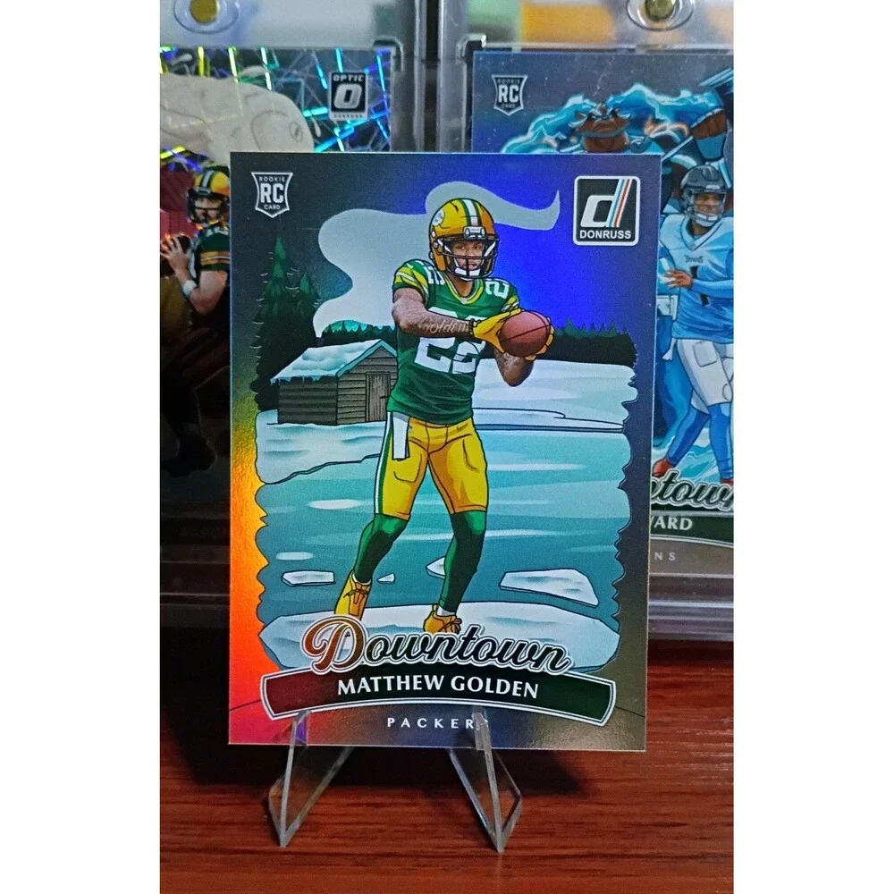 2025 Panini Donruss Downtown Matthew Golden #18 (RC) GB Packers Pack Fresh
